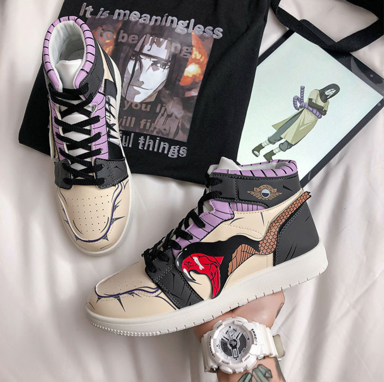 Orochimaru Jordan Sneakers – Naruto Anime Edition