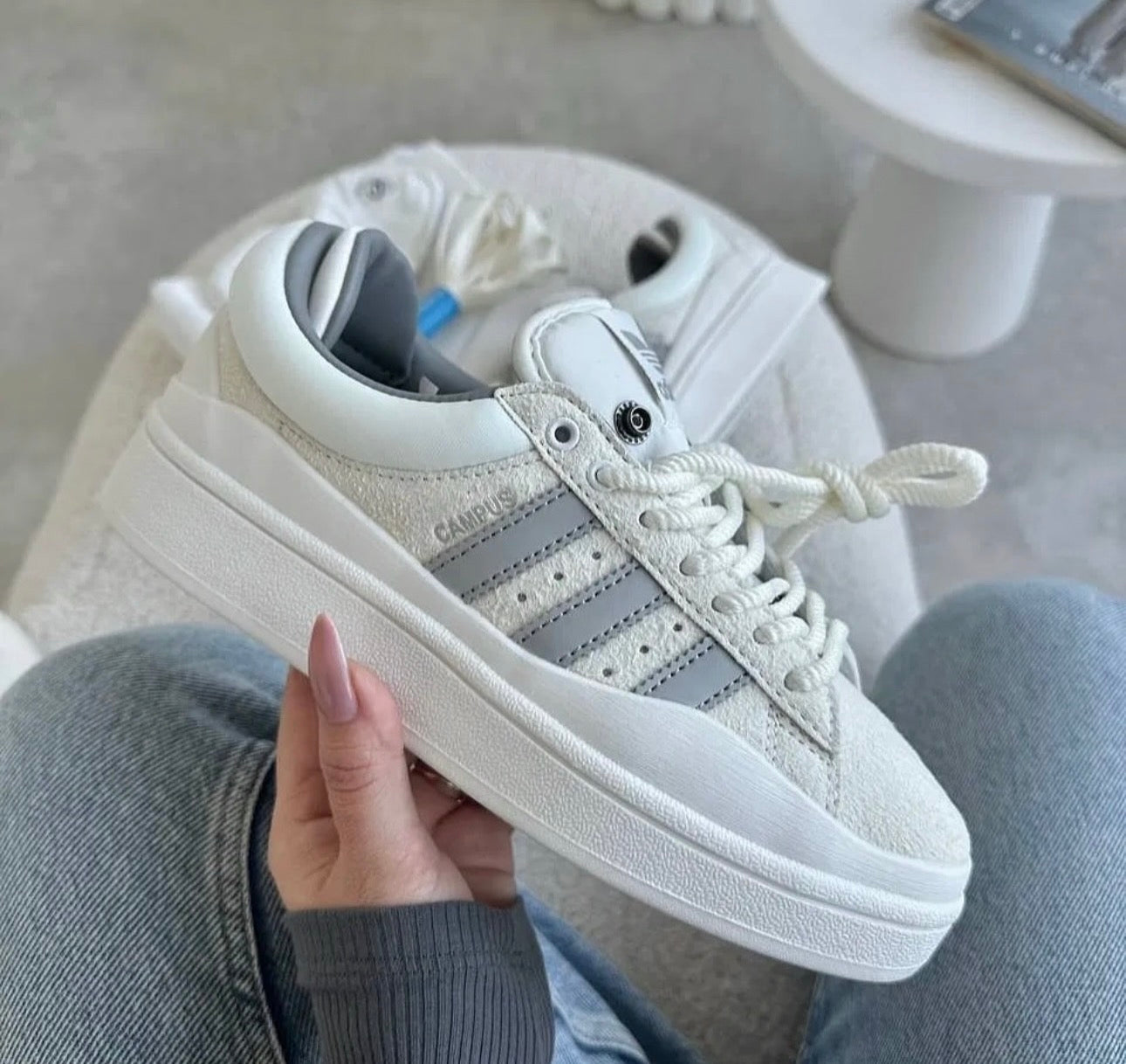 adidas Campus Bad Bunny White/Grey