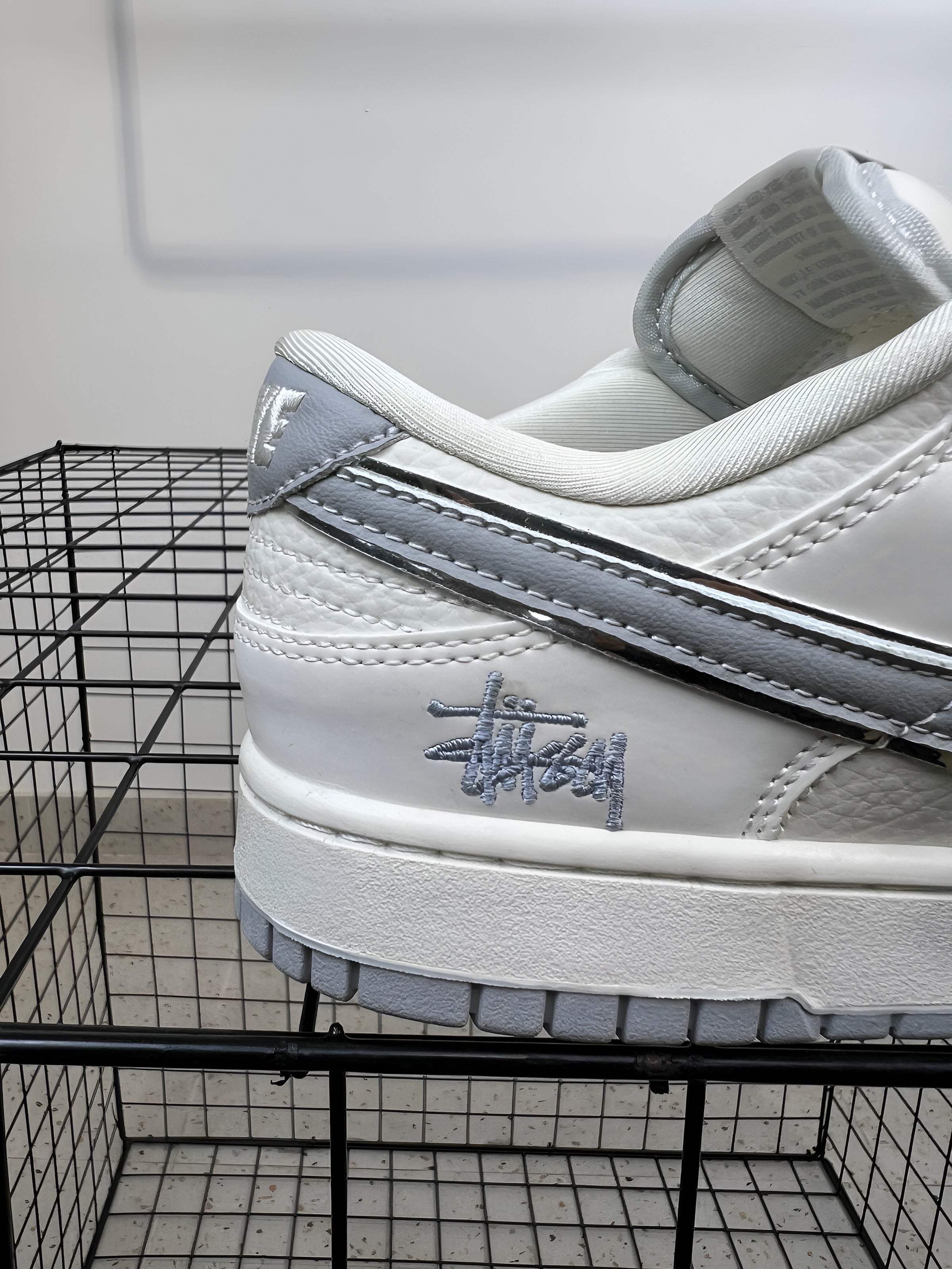 Stussy X Nike Dunk Low White/Grey